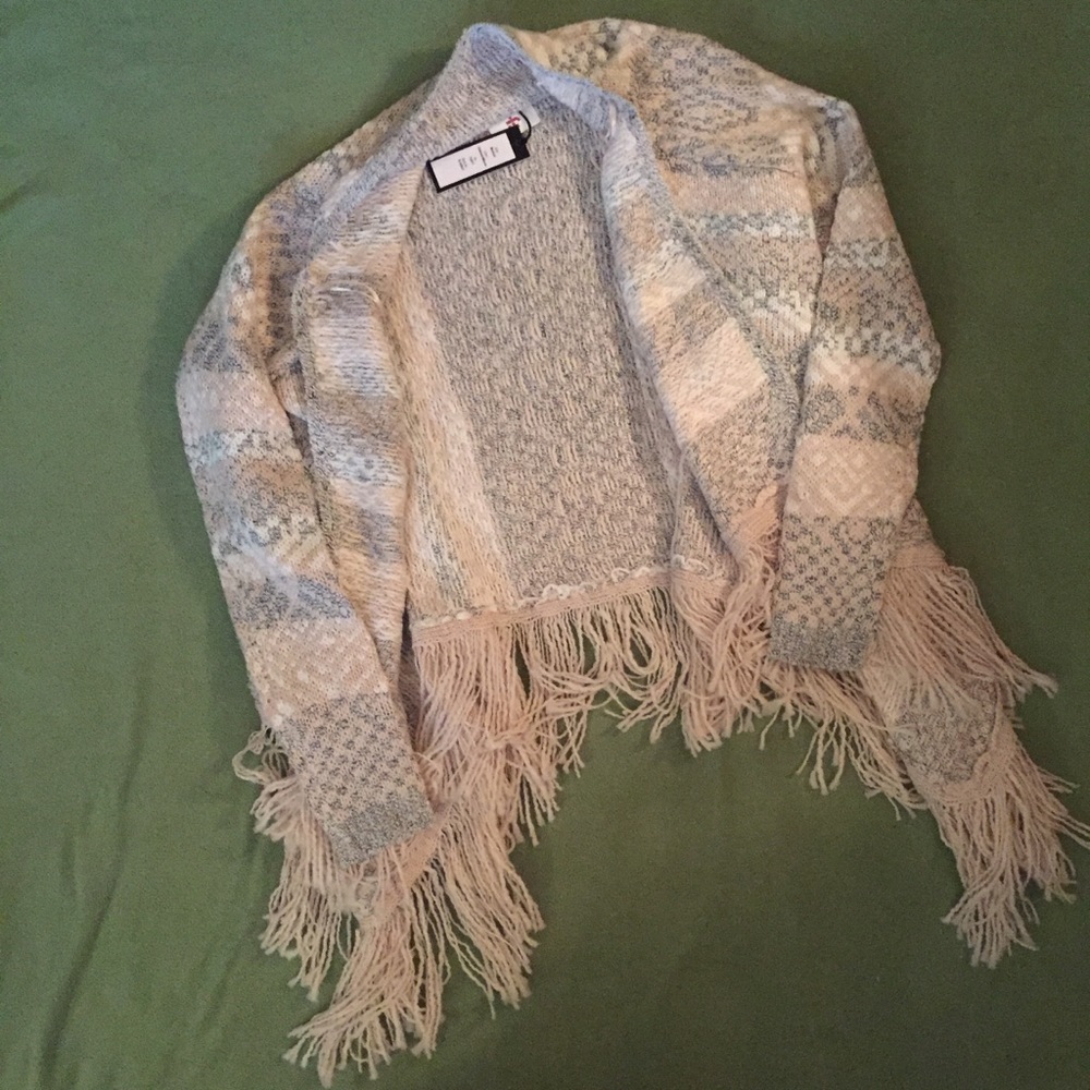 Romeo + Juliet Couture Fringe Sweater